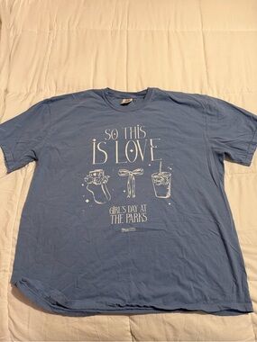 Zip a Dee Tees- Blue Graphic Tee "So This Is Love"
